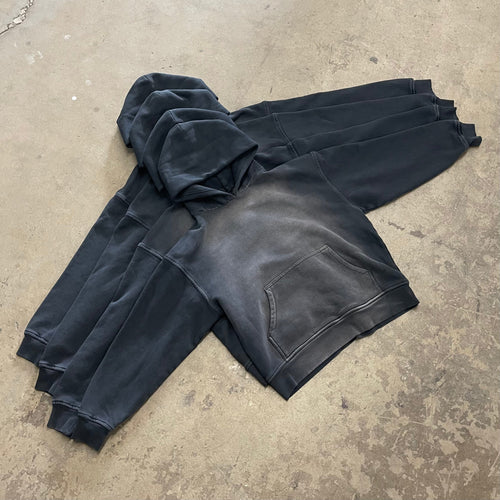 FADED BLACK HOODIE