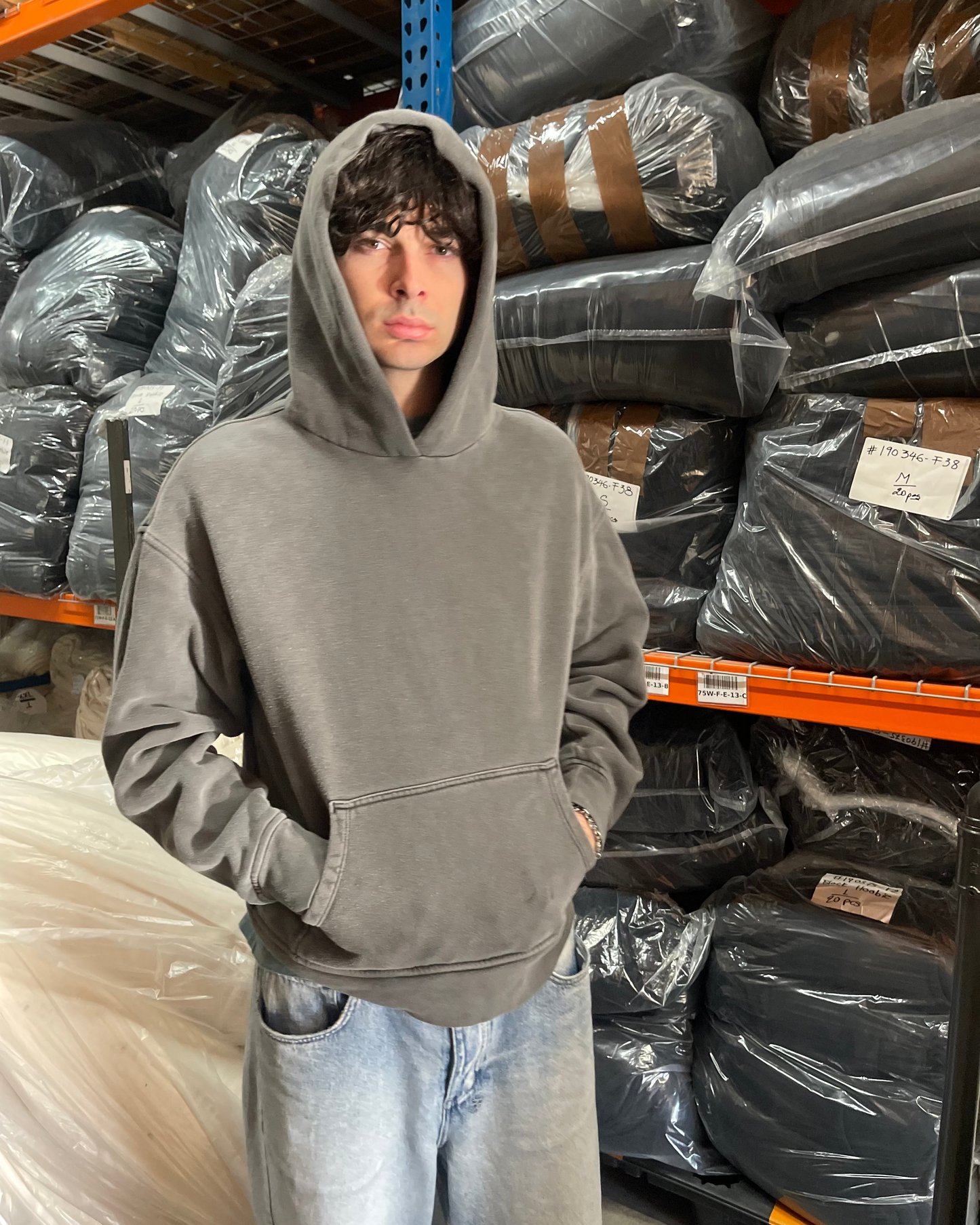 VINTAGE BLACK HOODIE